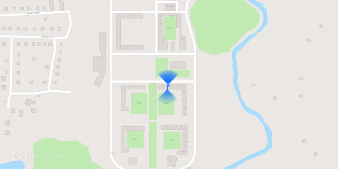 Планировка 3-комнатной квартиры 75.2 м² в «Митинский лес», г. Москва — фото 2