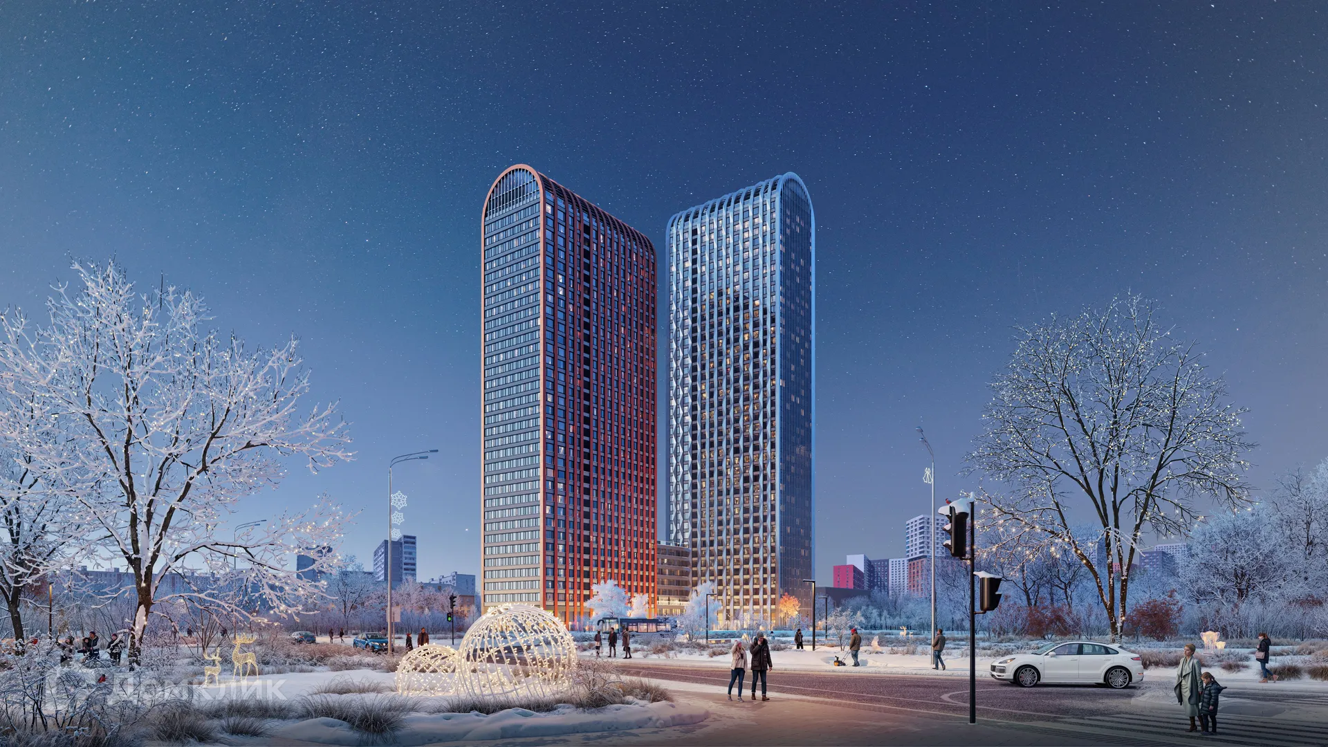 Планировка 3-комнатной квартиры 71.4 м² в ЖК Voice Towers (Войс Тауэрс), г. Москва — фото 9