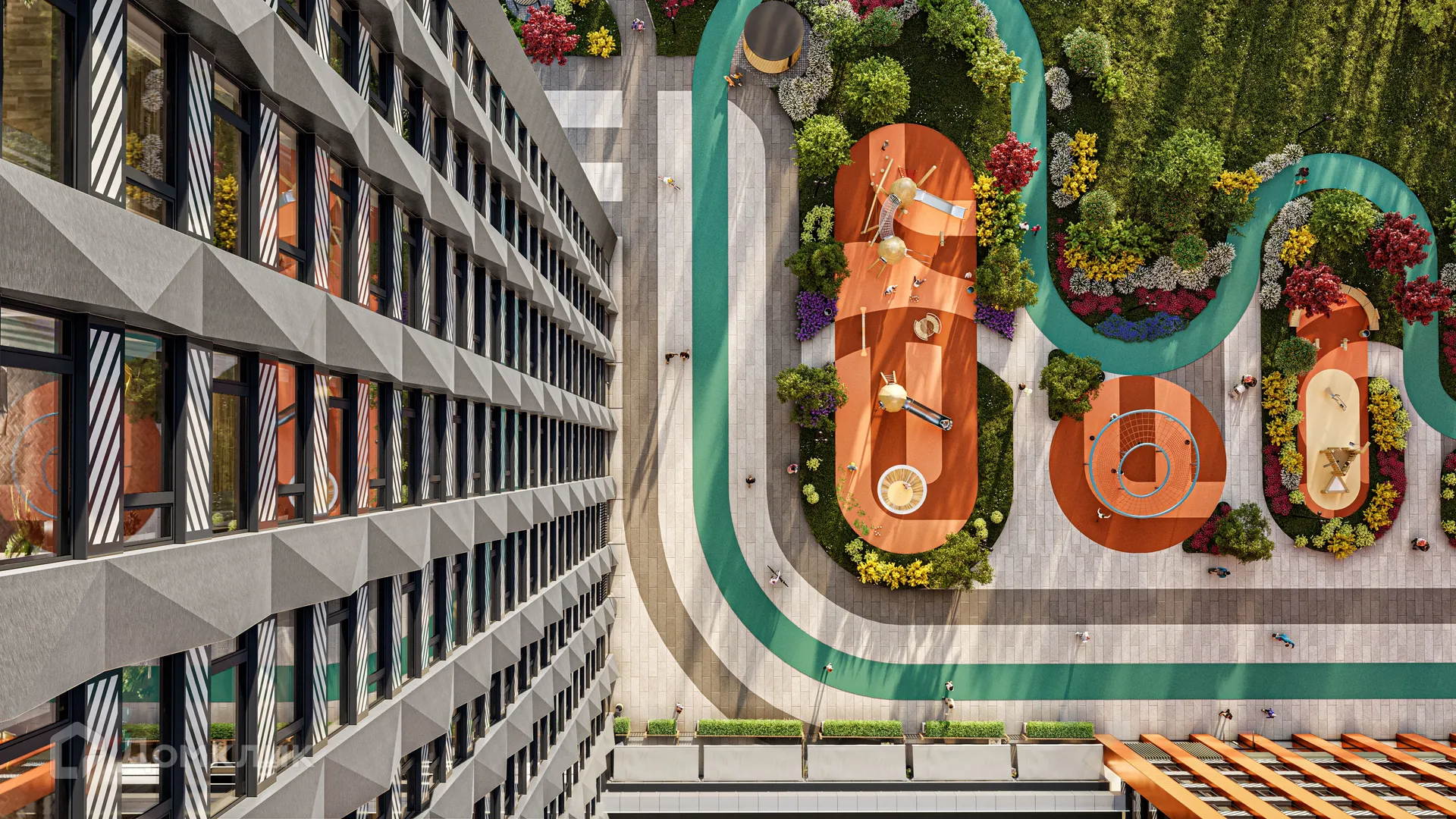 Планировка 3-комнатной квартиры 71.4 м² в ЖК Voice Towers (Войс Тауэрс), г. Москва — фото 14