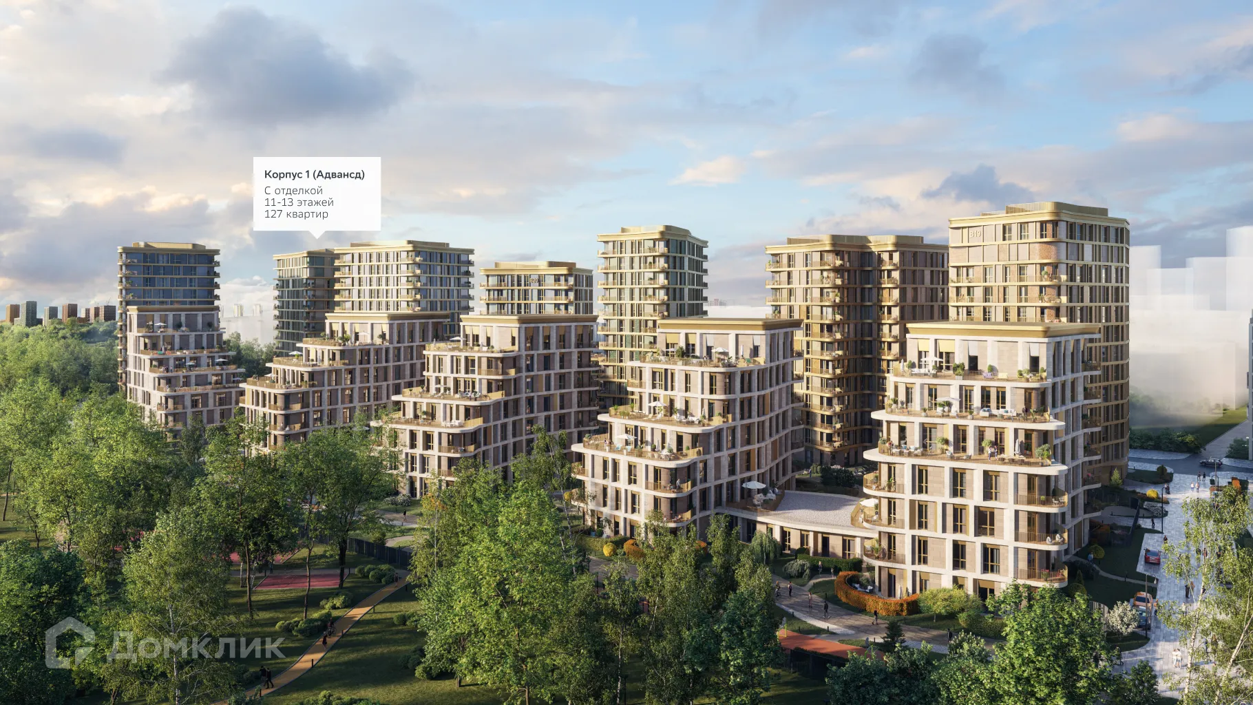 Планировка 3-комнатной квартиры 91.1 м² в СберСити - квартал В21, г. Москва — фото 5