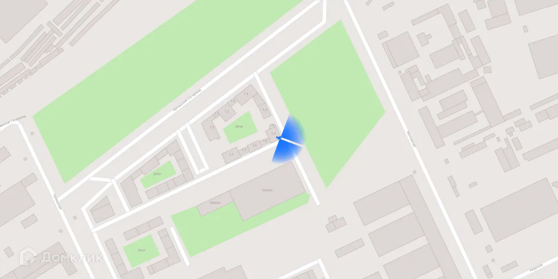 Планировка 2-комнатной квартиры 52.8 м² в ЖК 2-й Иртышский, г. Москва — фото 3