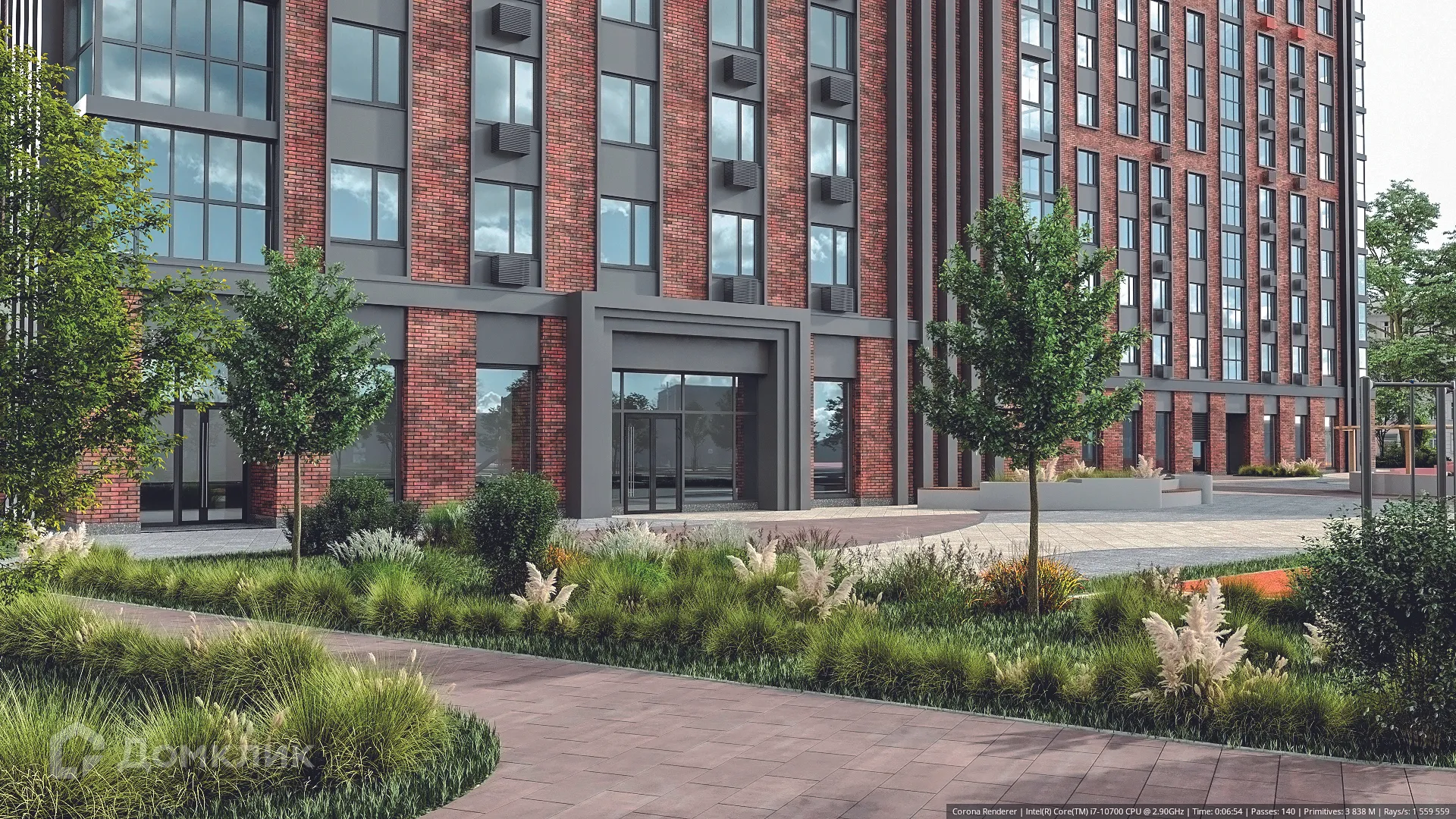 Планировка 3-комнатной квартиры 77.7 м² в ЖК ПРОСПЕКТ 39, г. Москва — фото 7