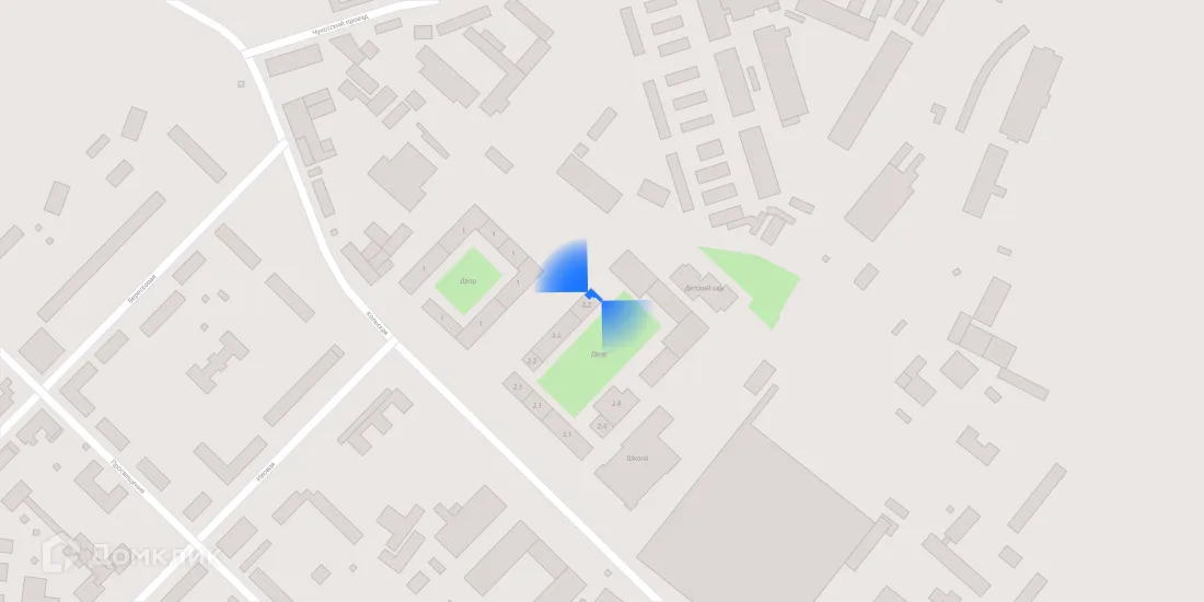 Планировка 3-комнатной квартиры 79.1 м² в ЖК Кольская 8, г. Москва — фото 4