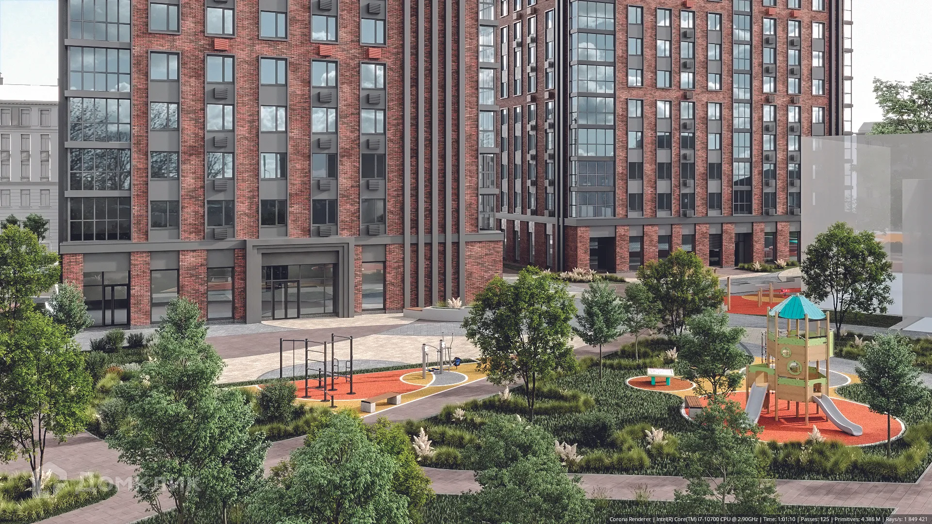 Планировка 2-комнатной квартиры 49.4 м² в ЖК ПРОСПЕКТ 39, г. Москва — фото 6