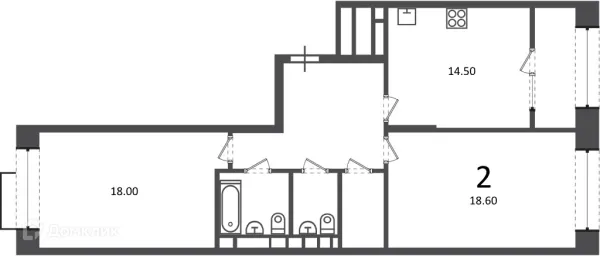 Квартира в Клинская ул., д. 2А (Московские кварталы)