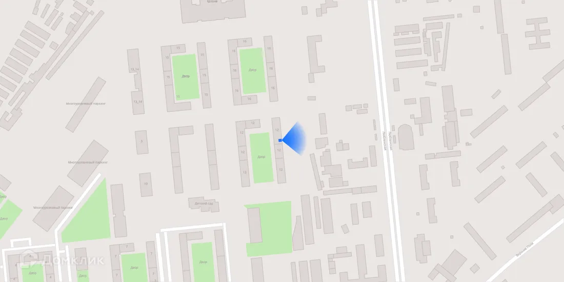 Планировка 1-комнатной квартиры 34.1 м² в ЖК Люблинский парк, г. Москва — фото 4