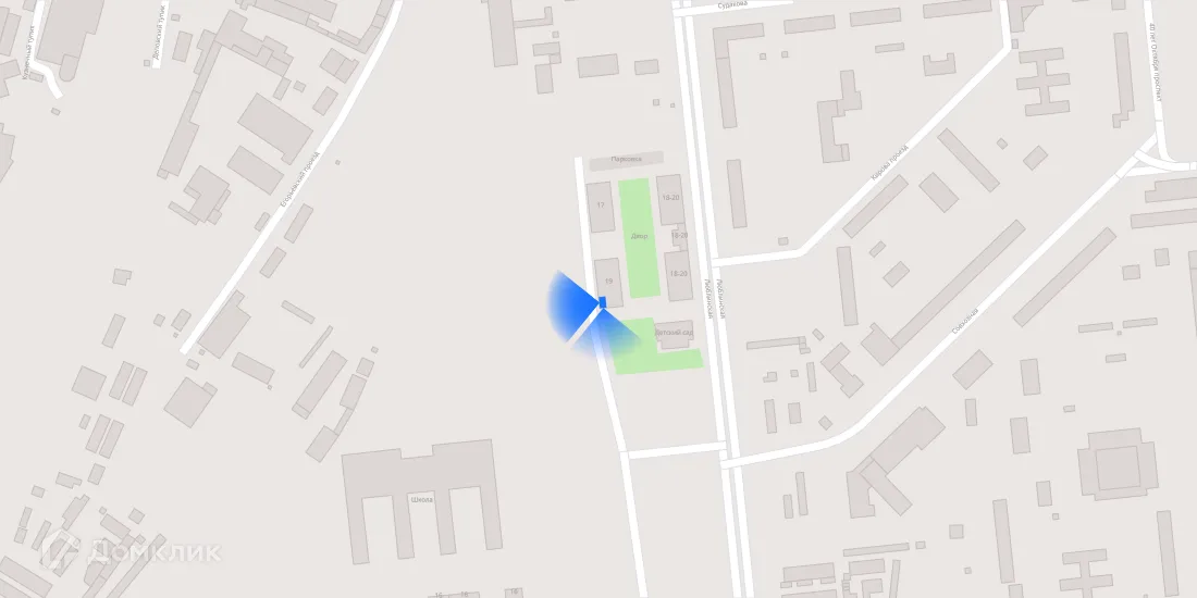 Планировка 2-комнатной квартиры 59.7 м² в ЖК Люблинский парк, г. Москва — фото 4