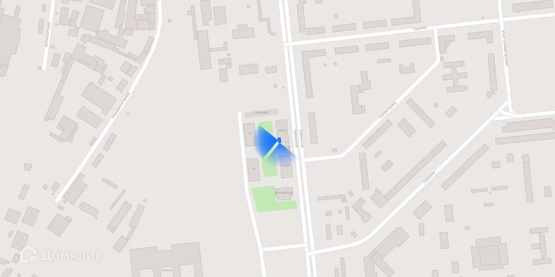 Планировка 2-комнатной квартиры 59.7 м² в ЖК Люблинский парк, г. Москва — фото 4