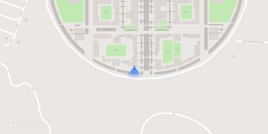 Планировка 1-комнатной квартиры 28.4 м² в ЖК Зелёный парк, г. Москва — фото 3