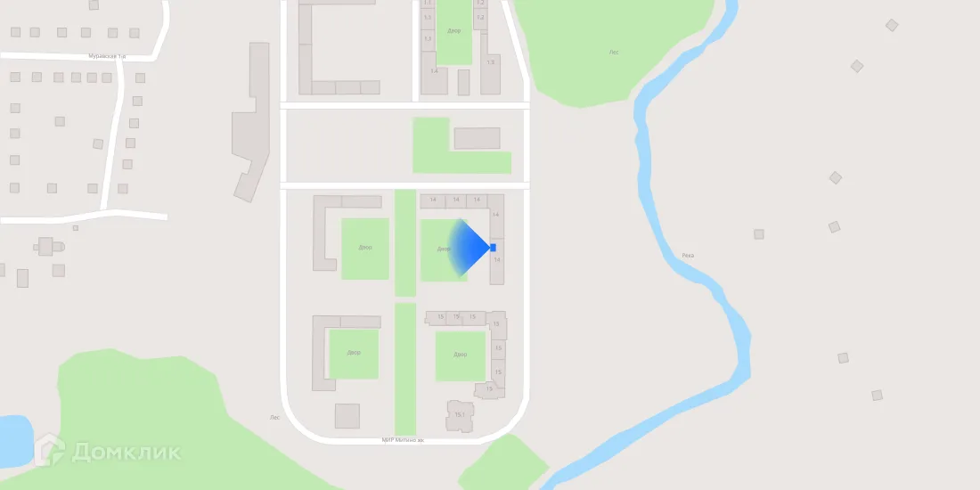 Планировка 2-комнатной квартиры 50.6 м² в «Митинский лес», г. Москва — фото 3