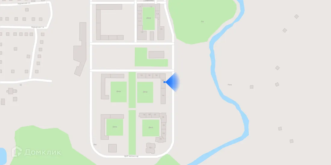 Планировка 1-комнатной квартиры 32.5 м² в «Митинский лес», г. Москва — фото 3