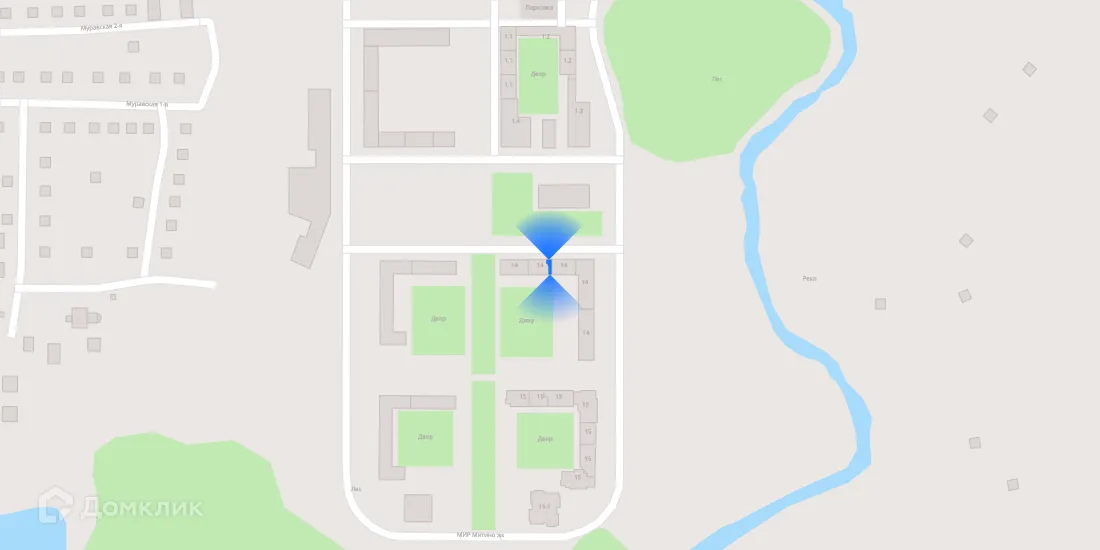 Планировка 2-комнатной квартиры 58.7 м² в «Митинский лес», г. Москва — фото 3