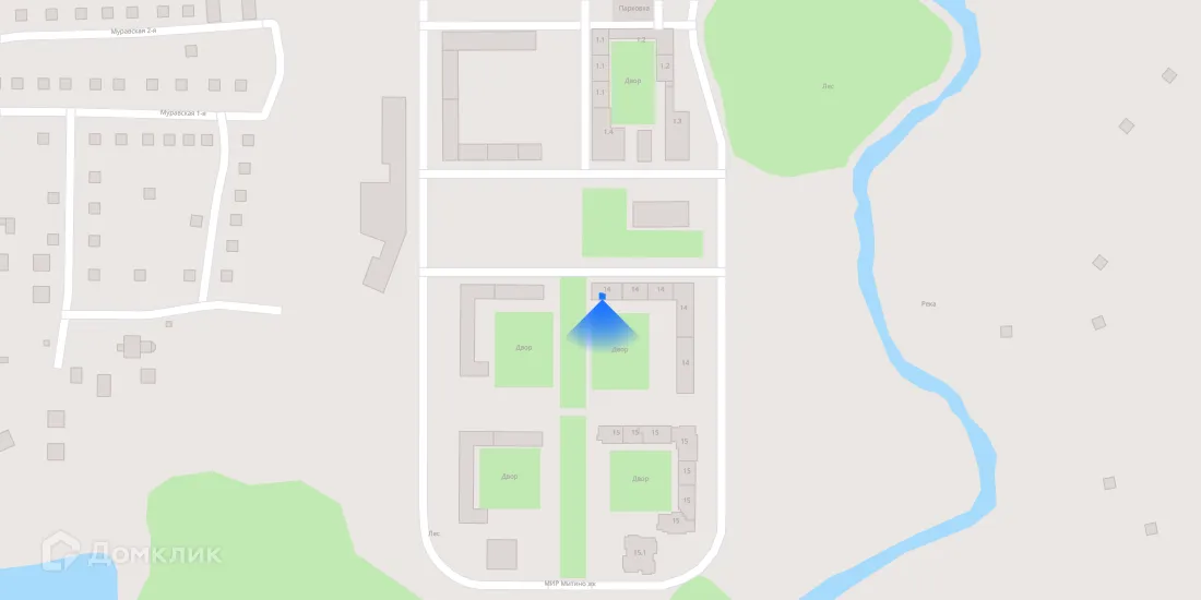 Планировка 1-комнатной квартиры 34.7 м² в «Митинский лес», г. Москва — фото 3