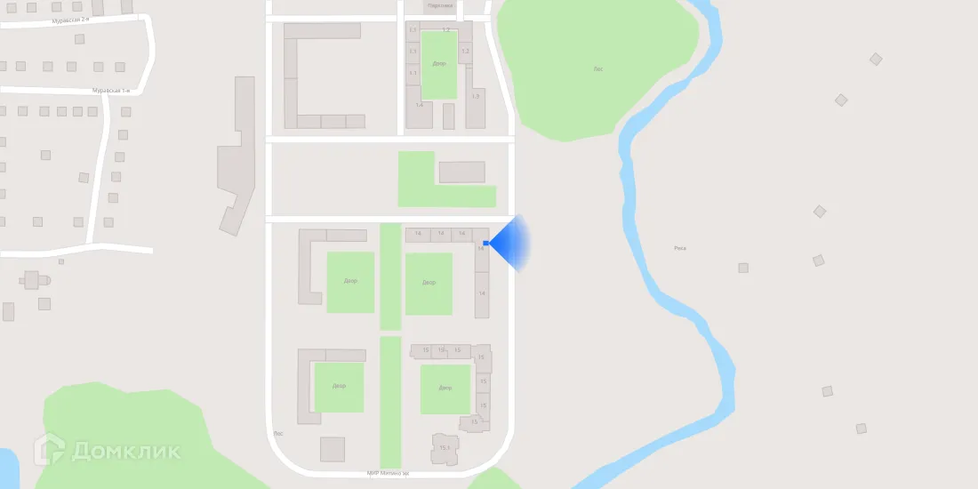 Планировка 1-комнатной квартиры 32.7 м² в «Митинский лес», г. Москва — фото 3