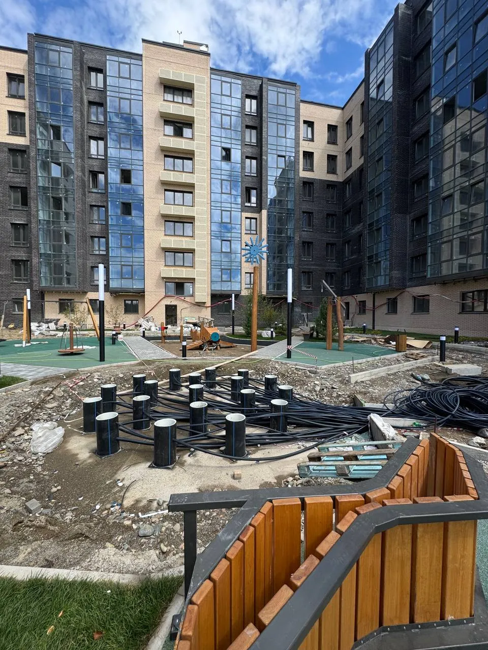 ЖК Авиаторов 1Б ход строительства