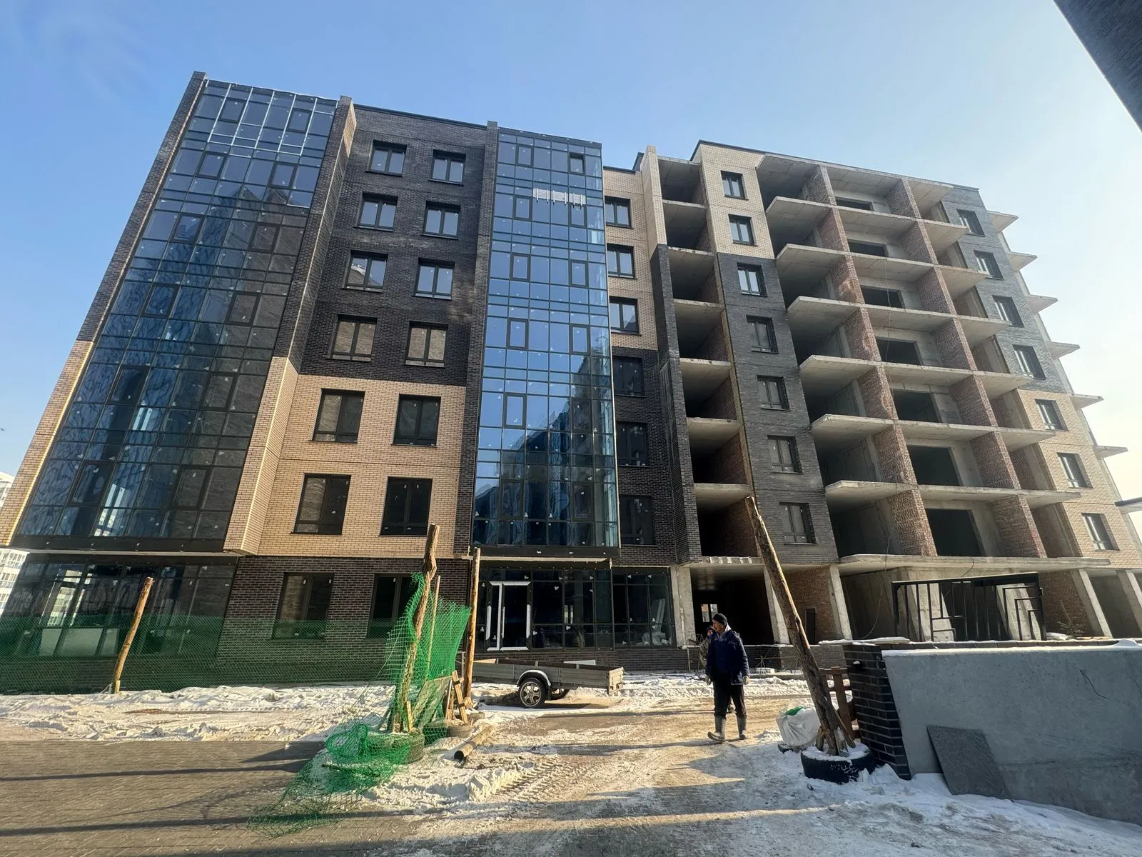 ЖК Авиаторов 1Б ход строительства