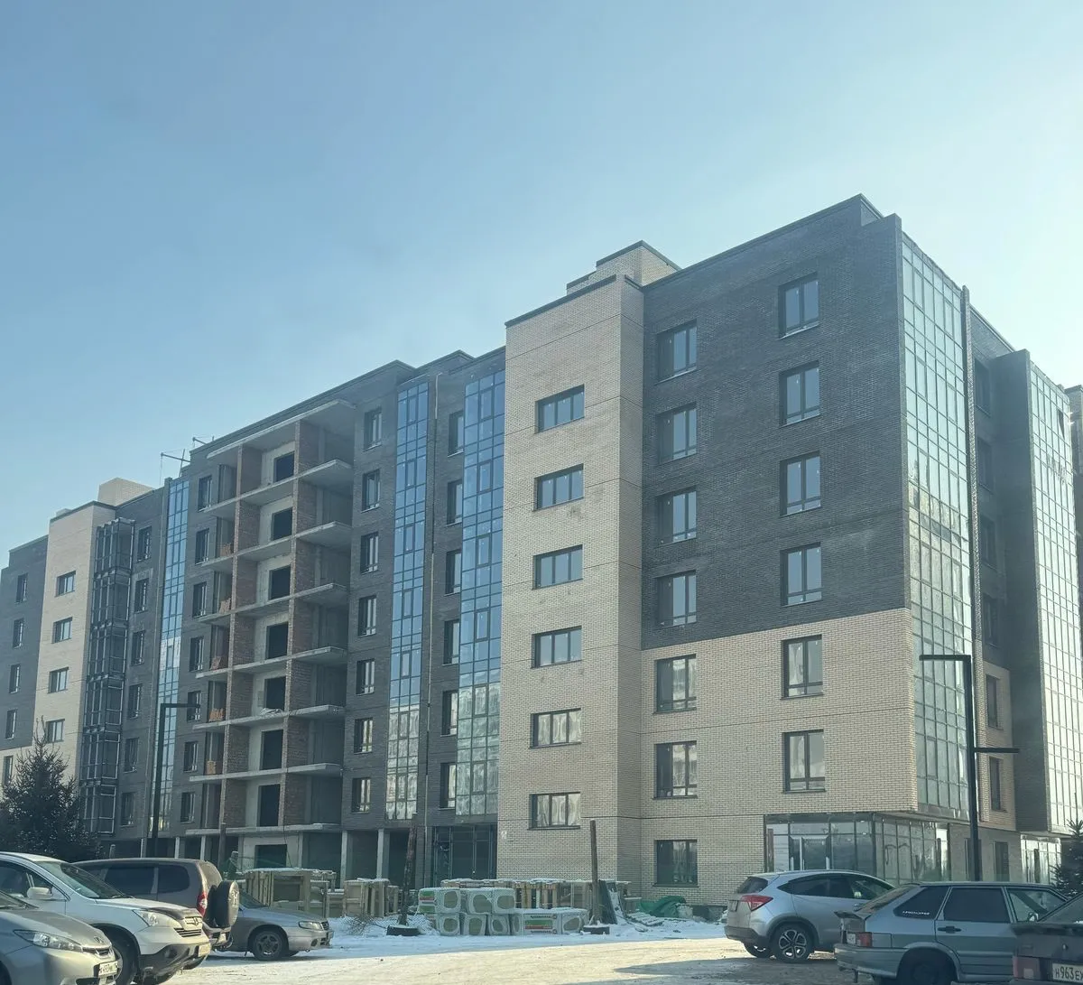 ЖК Авиаторов 1Б ход строительства