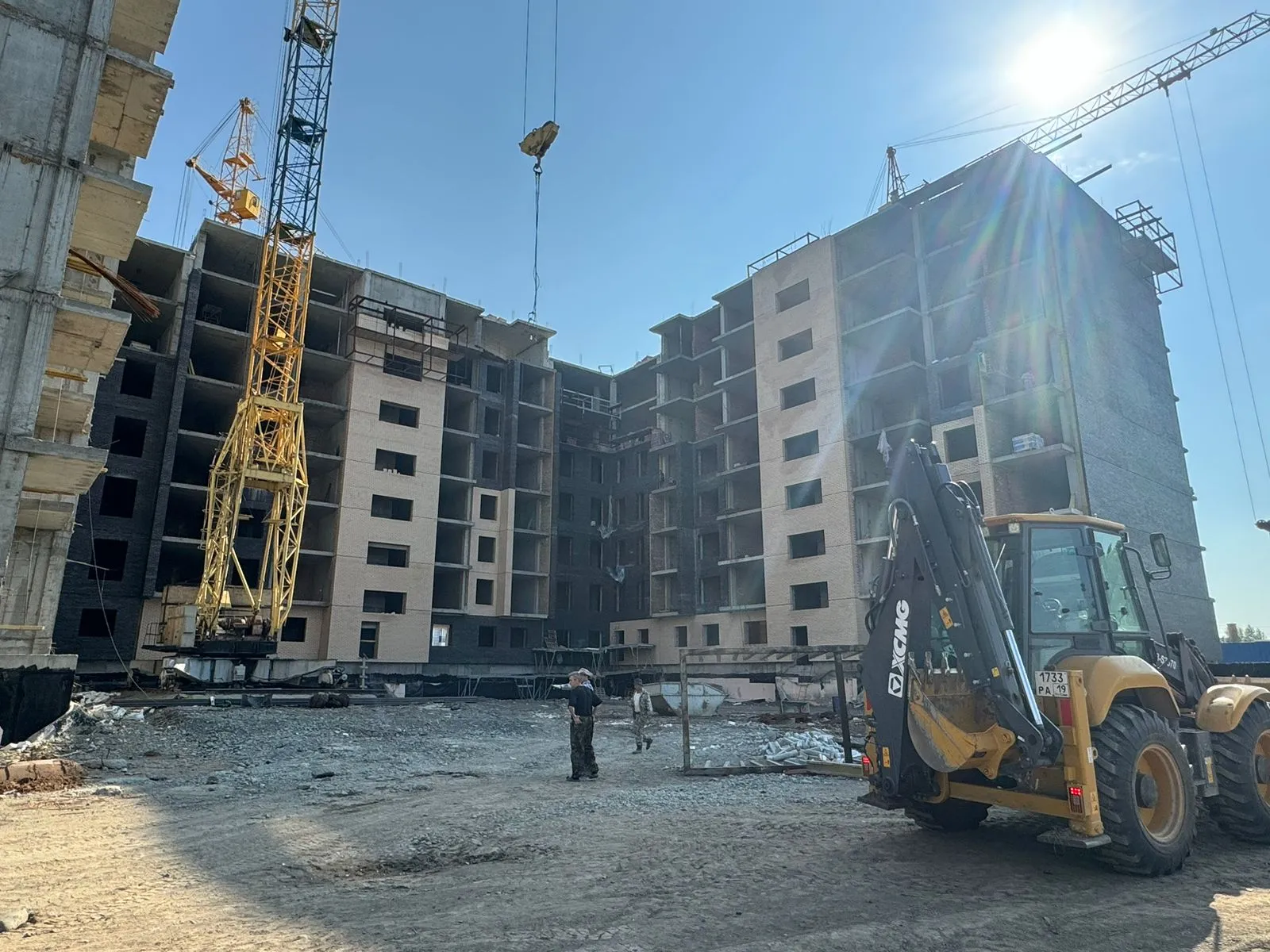 ЖК Авиаторов 1Б ход строительства