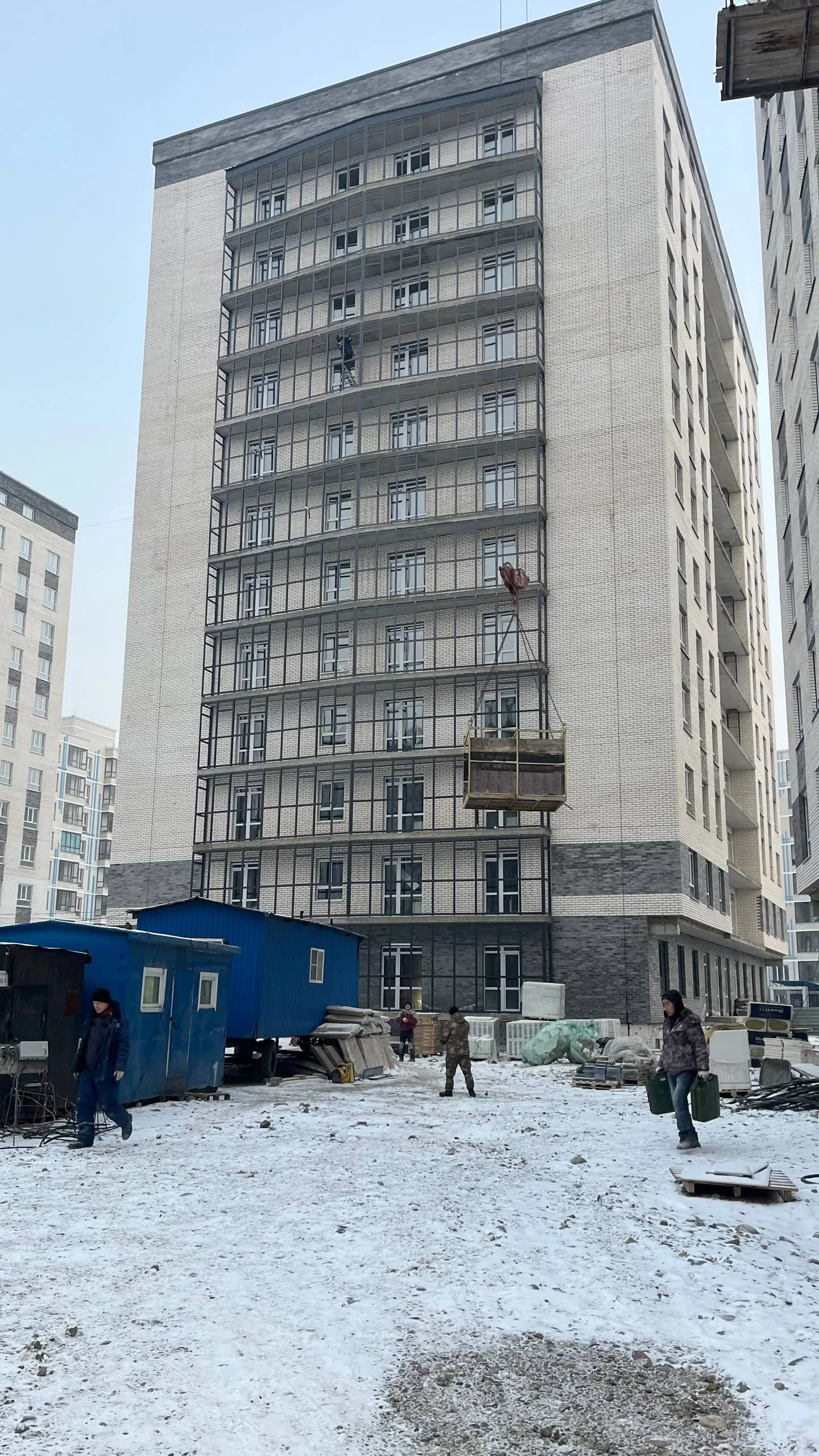 ЖК Кватро ход строительства