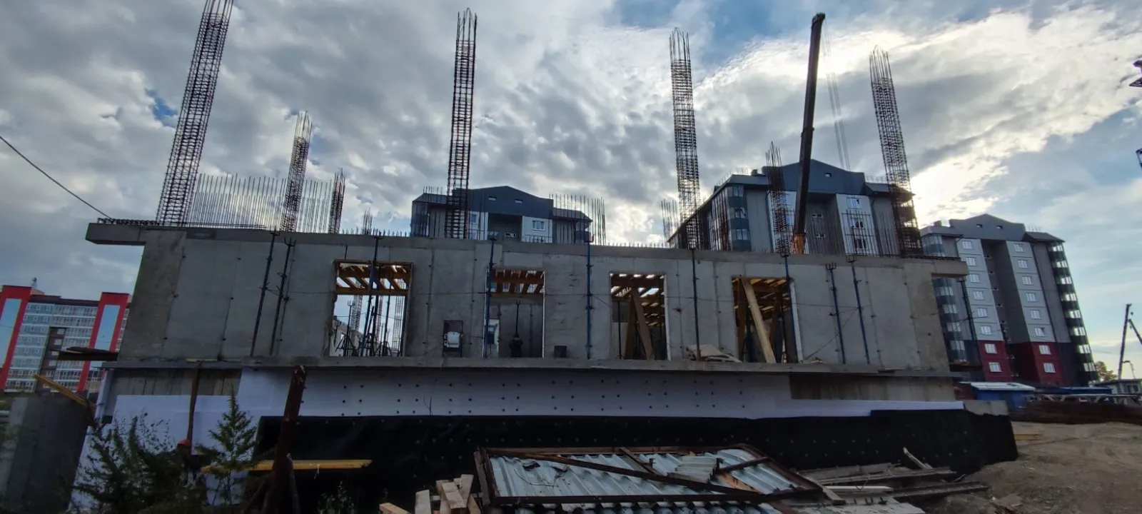 ЖК Кватро ход строительства