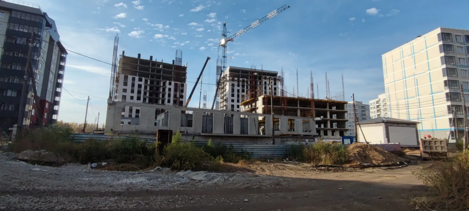 ЖК Кватро ход строительства