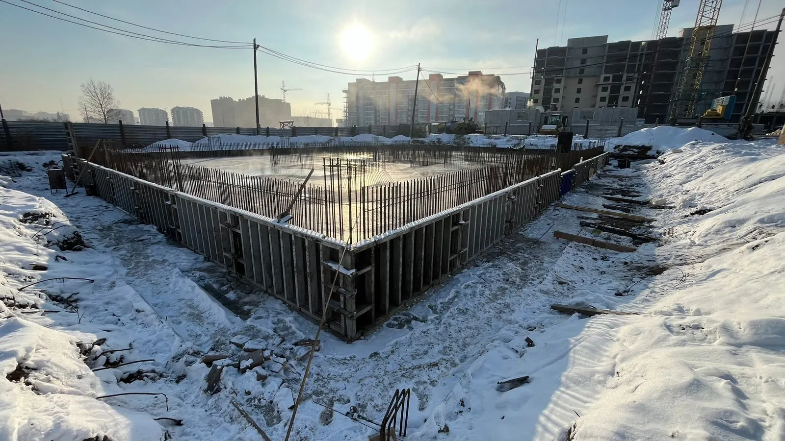 ЖК Кватро ход строительства