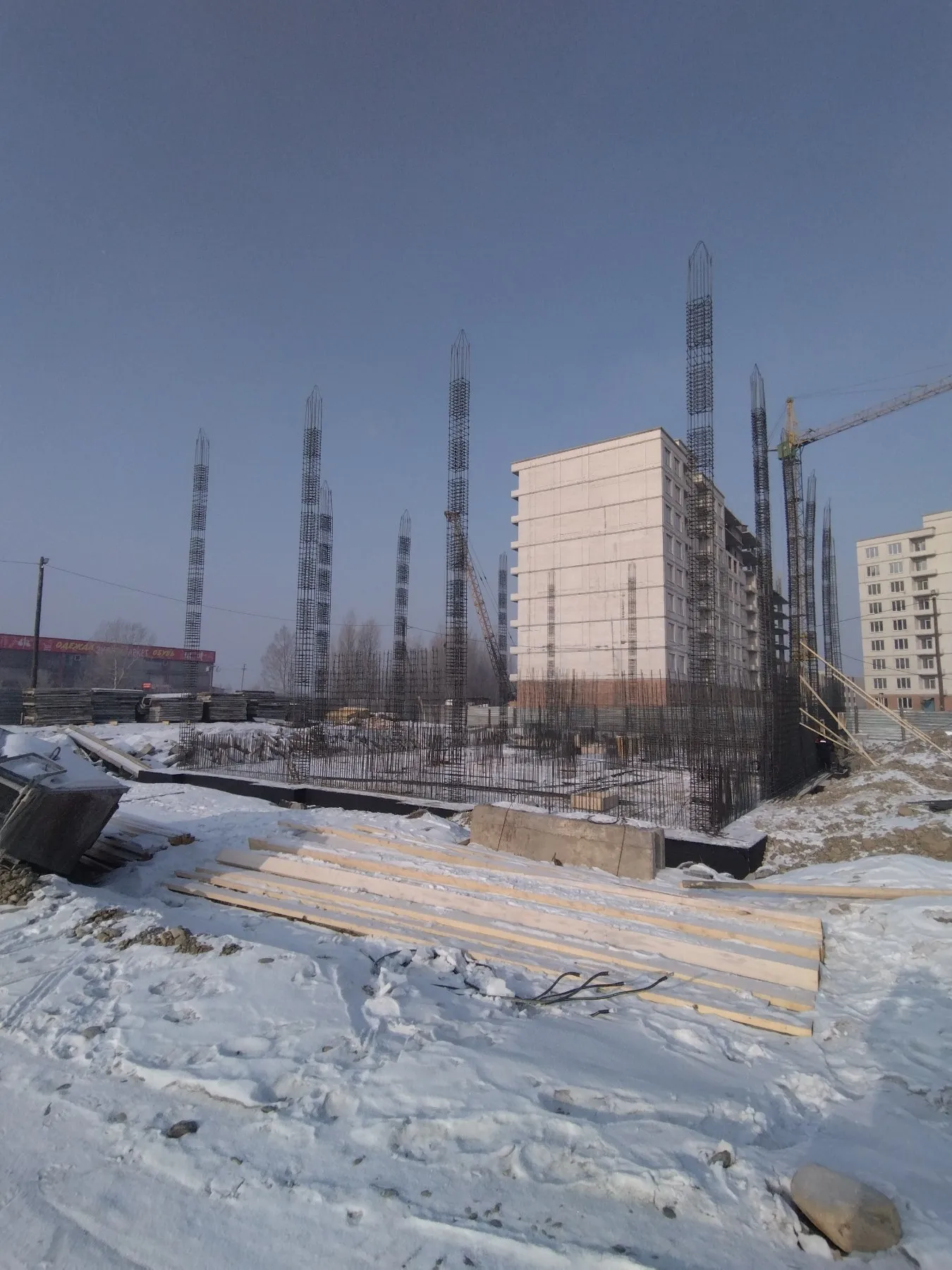 ЖК Кватро ход строительства