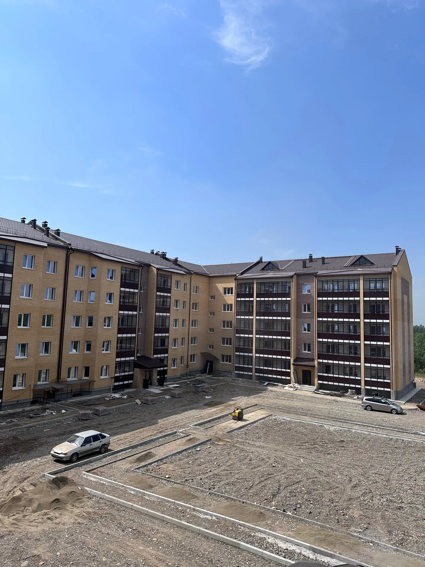 Дом по ул. Авиаторов ход строительства