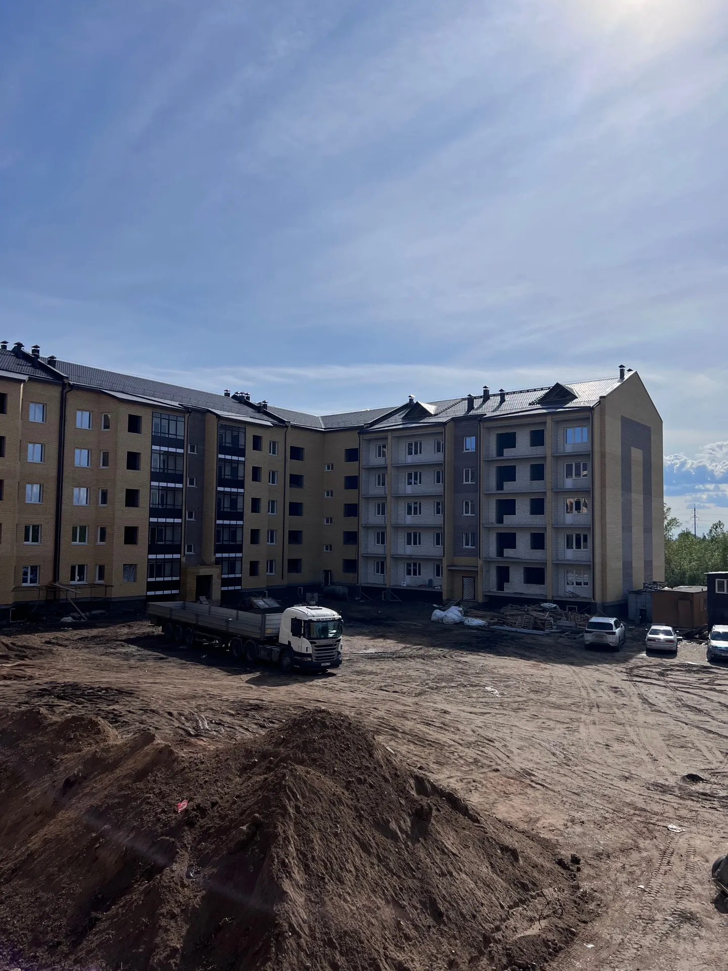 Дом по ул. Авиаторов ход строительства