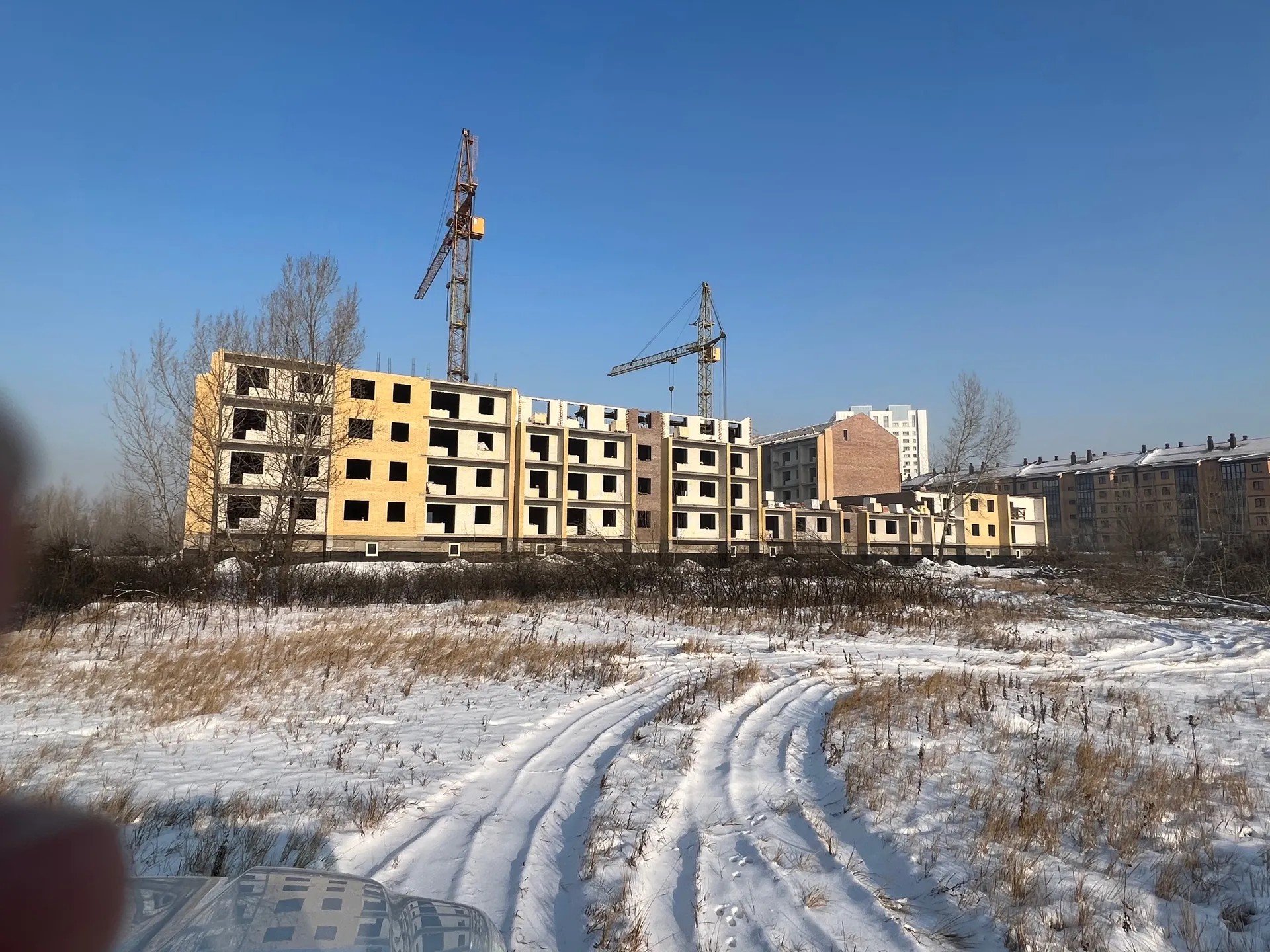 Дом по ул. Авиаторов ход строительства