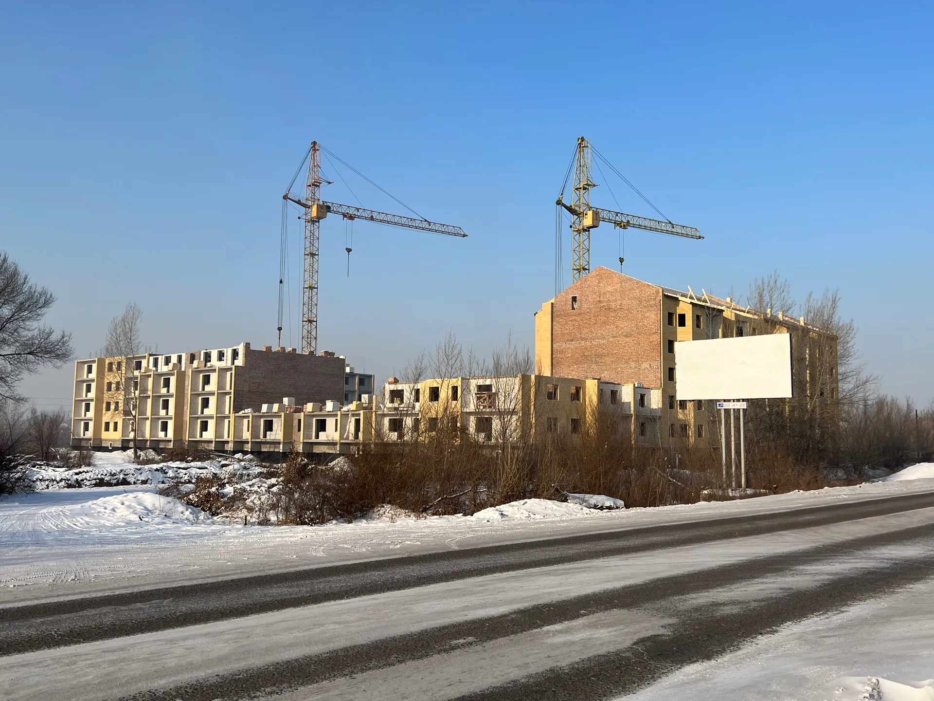 Дом по ул. Авиаторов ход строительства