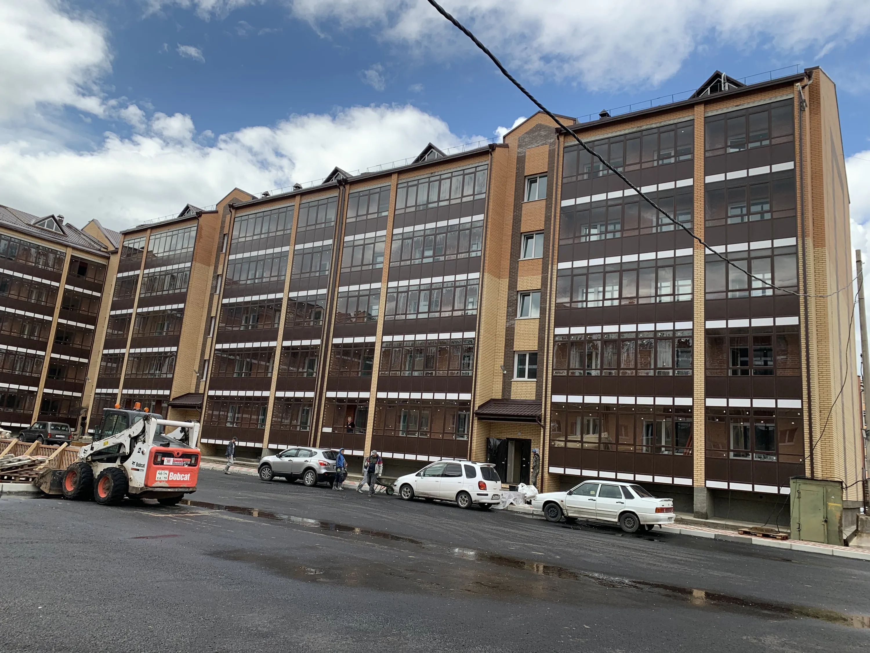 Дом по ул. Авиаторов ход строительства