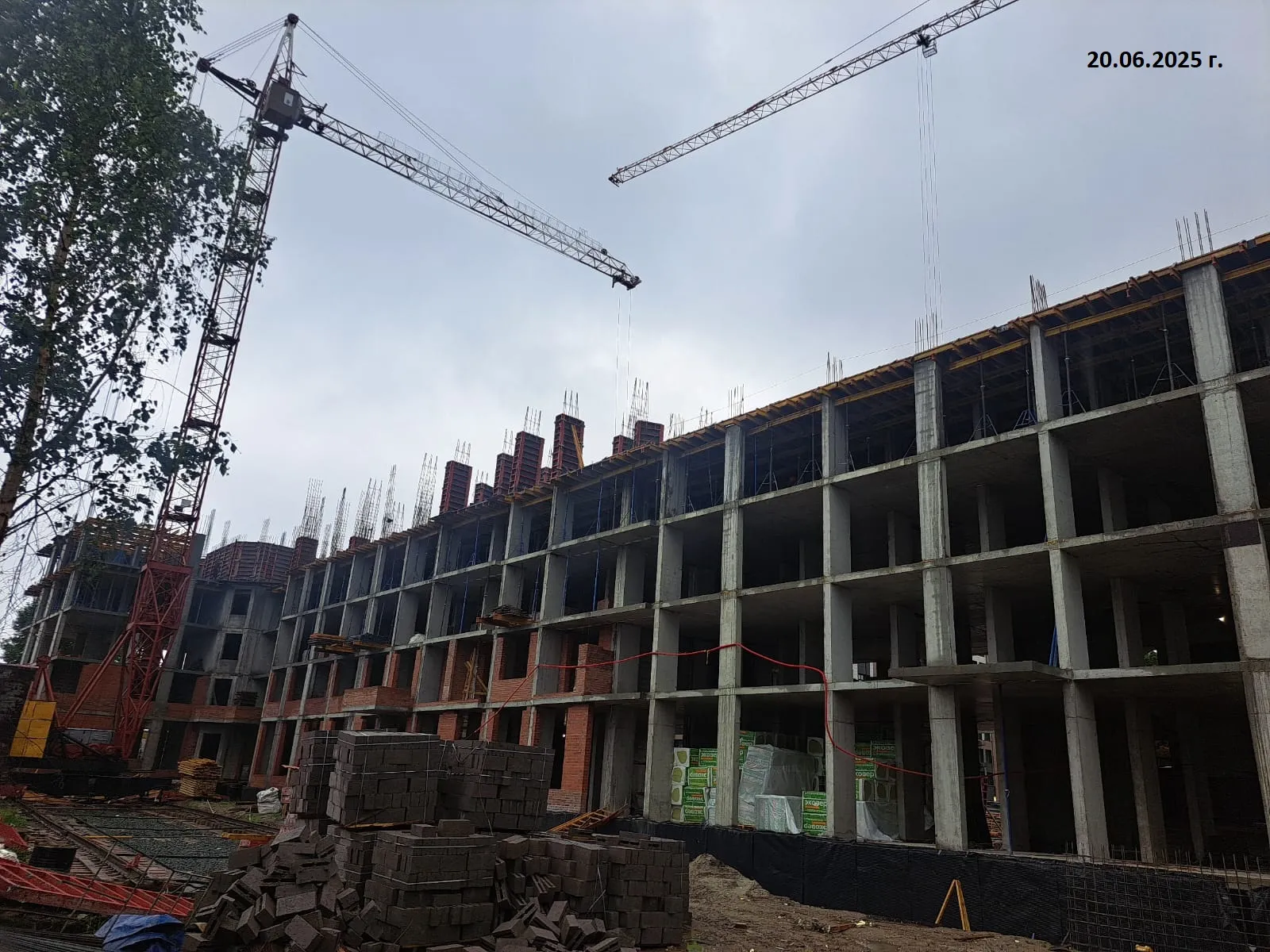 ЖК Эко-квартал "Долина Ручьев" ход строительства