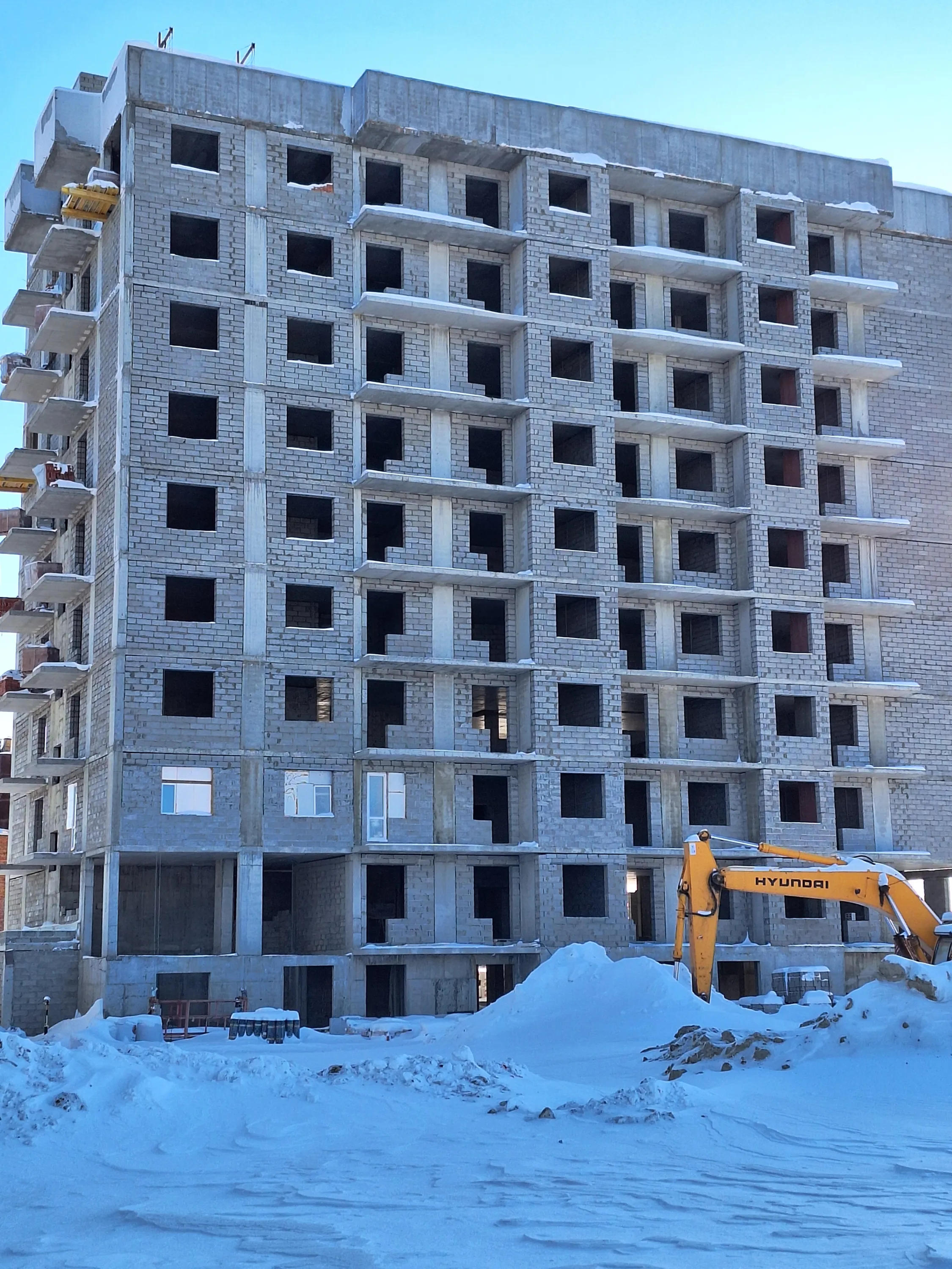 ЖК Конева 9 ход строительства