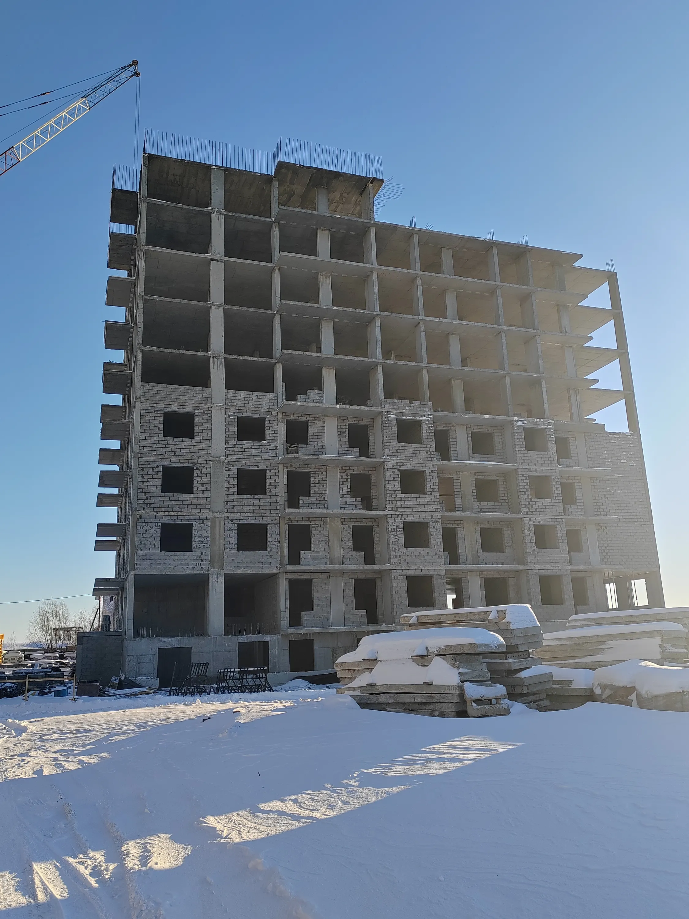 ЖК Конева 9 ход строительства