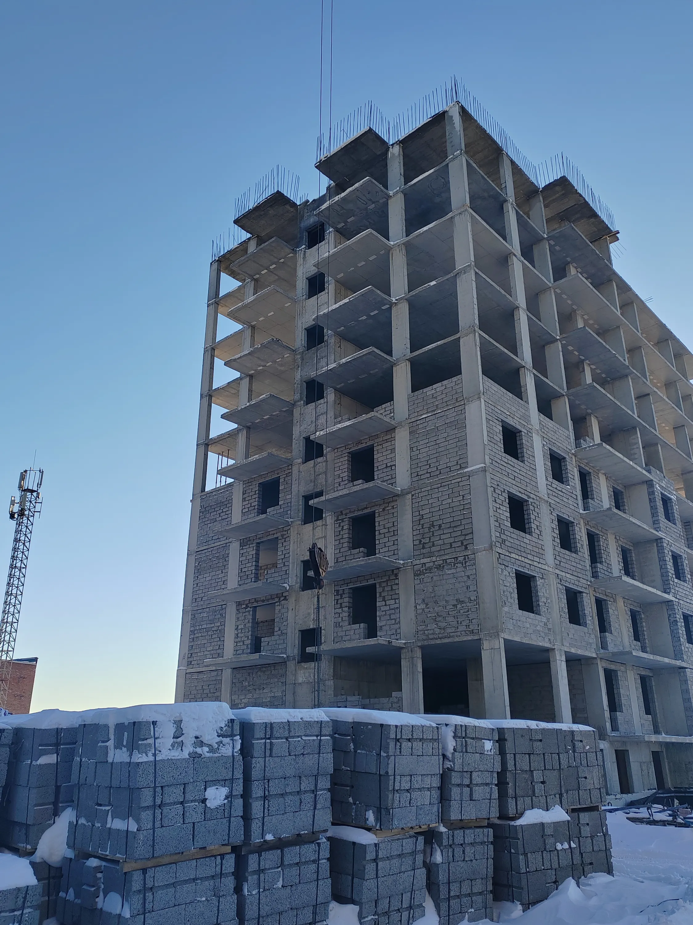 ЖК Конева 9 ход строительства