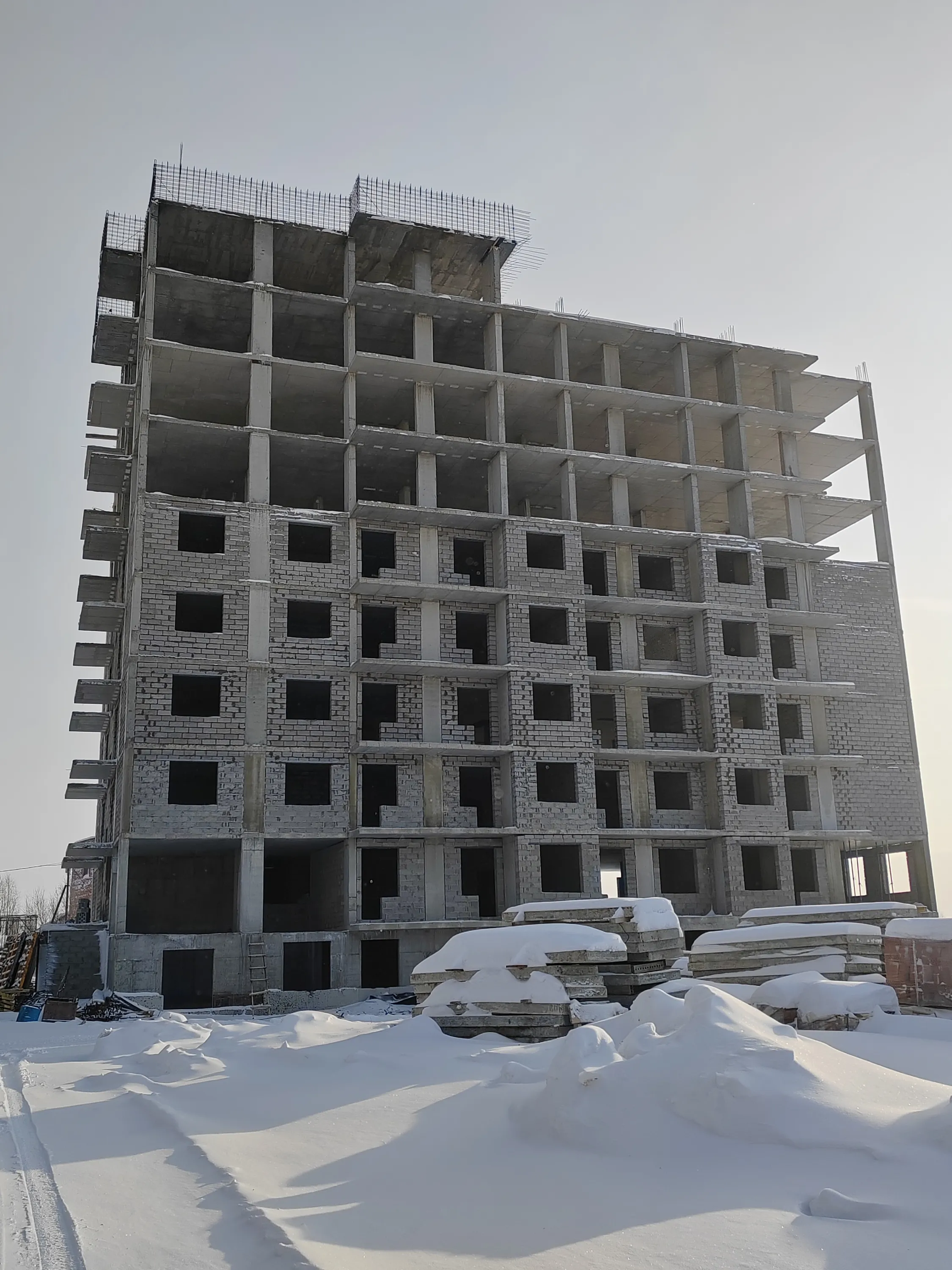 ЖК Конева 9 ход строительства