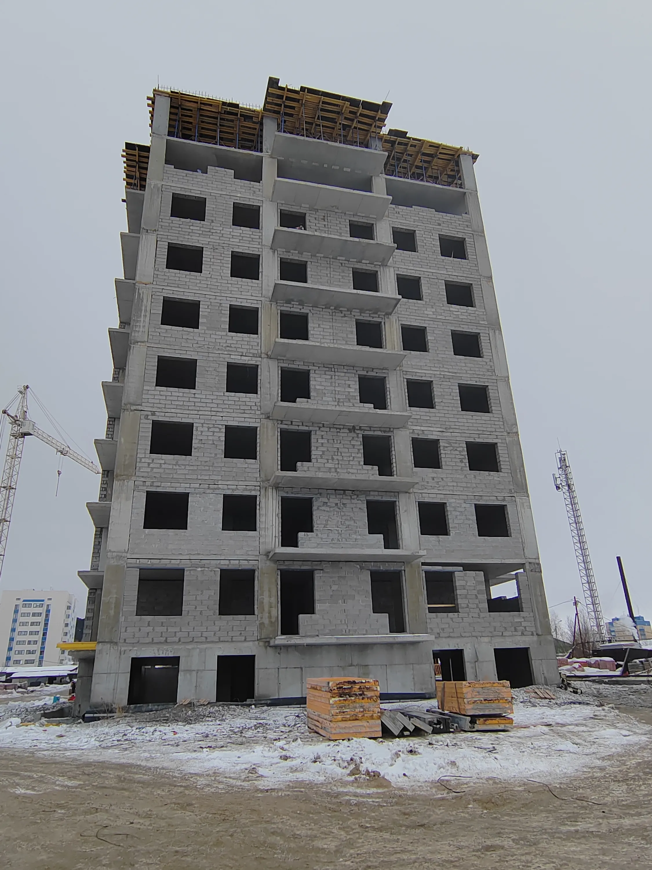 ЖК Конева 9 ход строительства