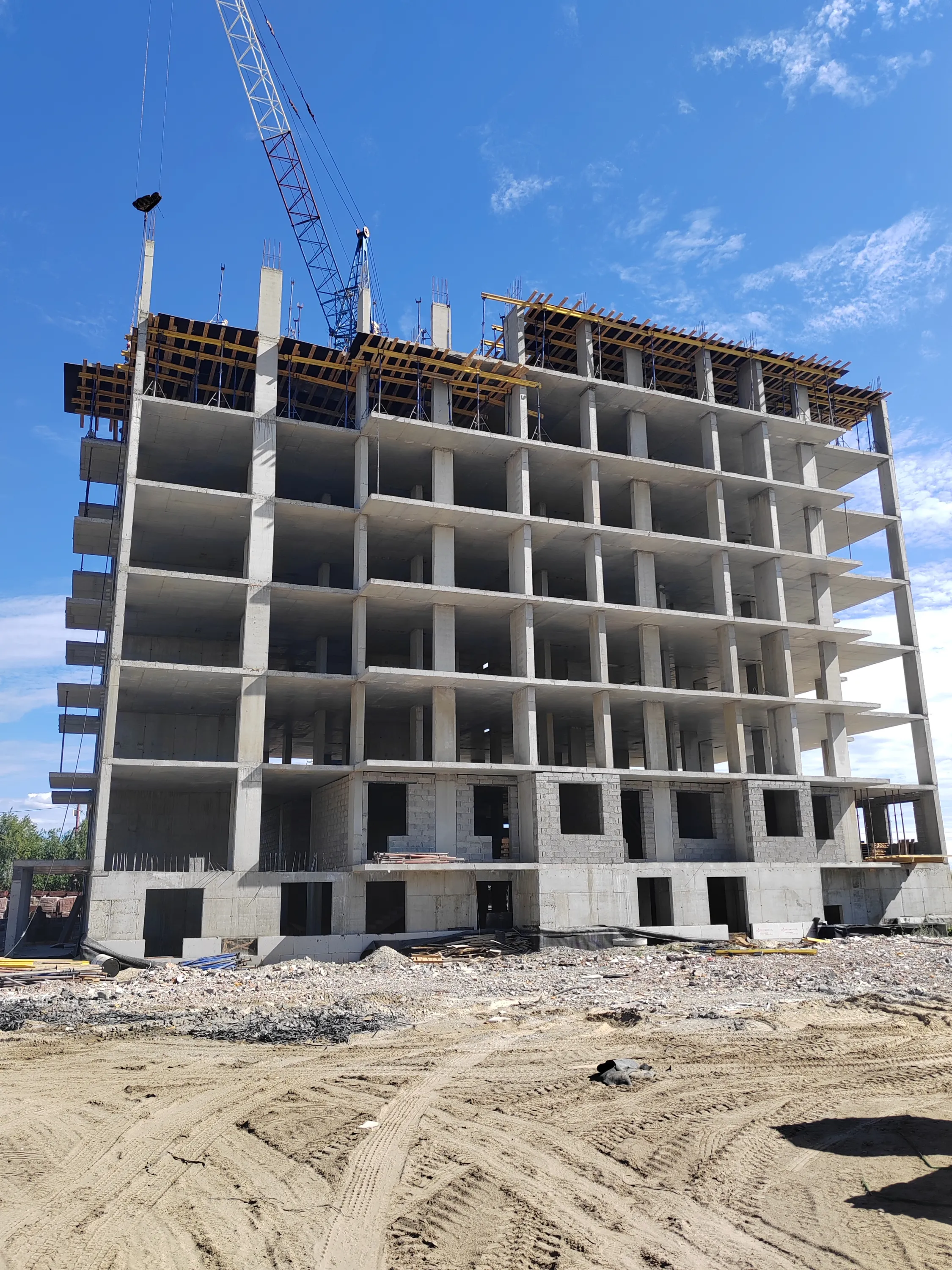 ЖК Конева 9 ход строительства