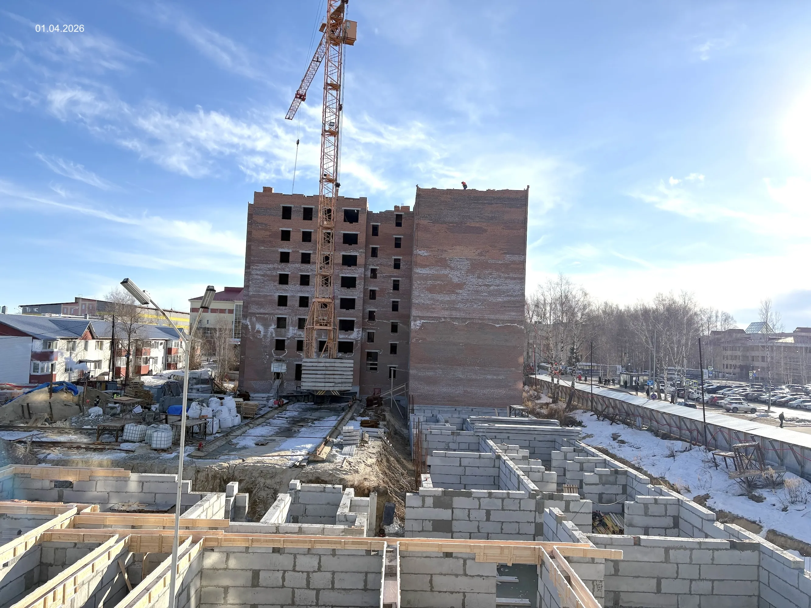 Жилой дом "Знаменский" ход строительства