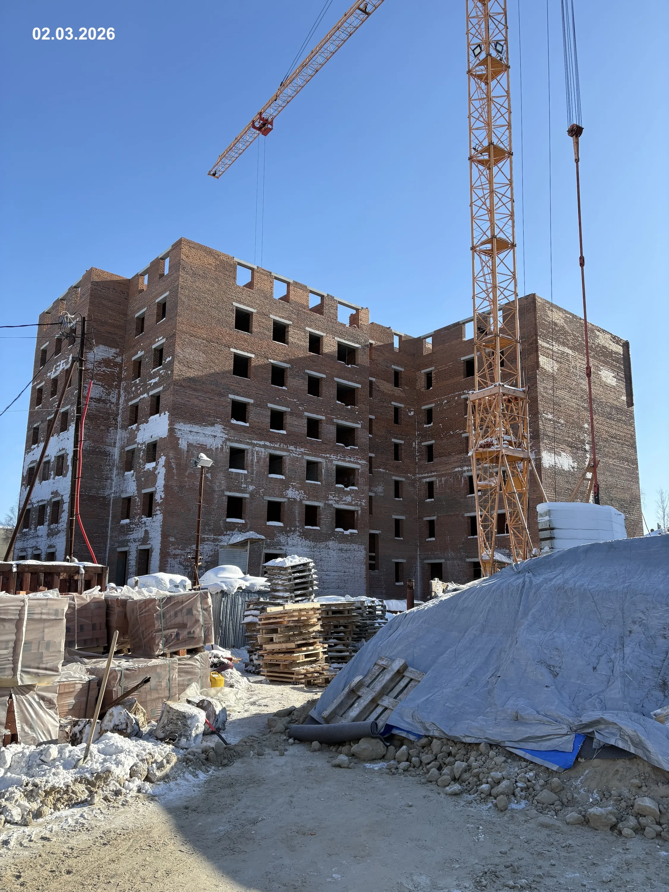 Жилой дом "Знаменский" ход строительства