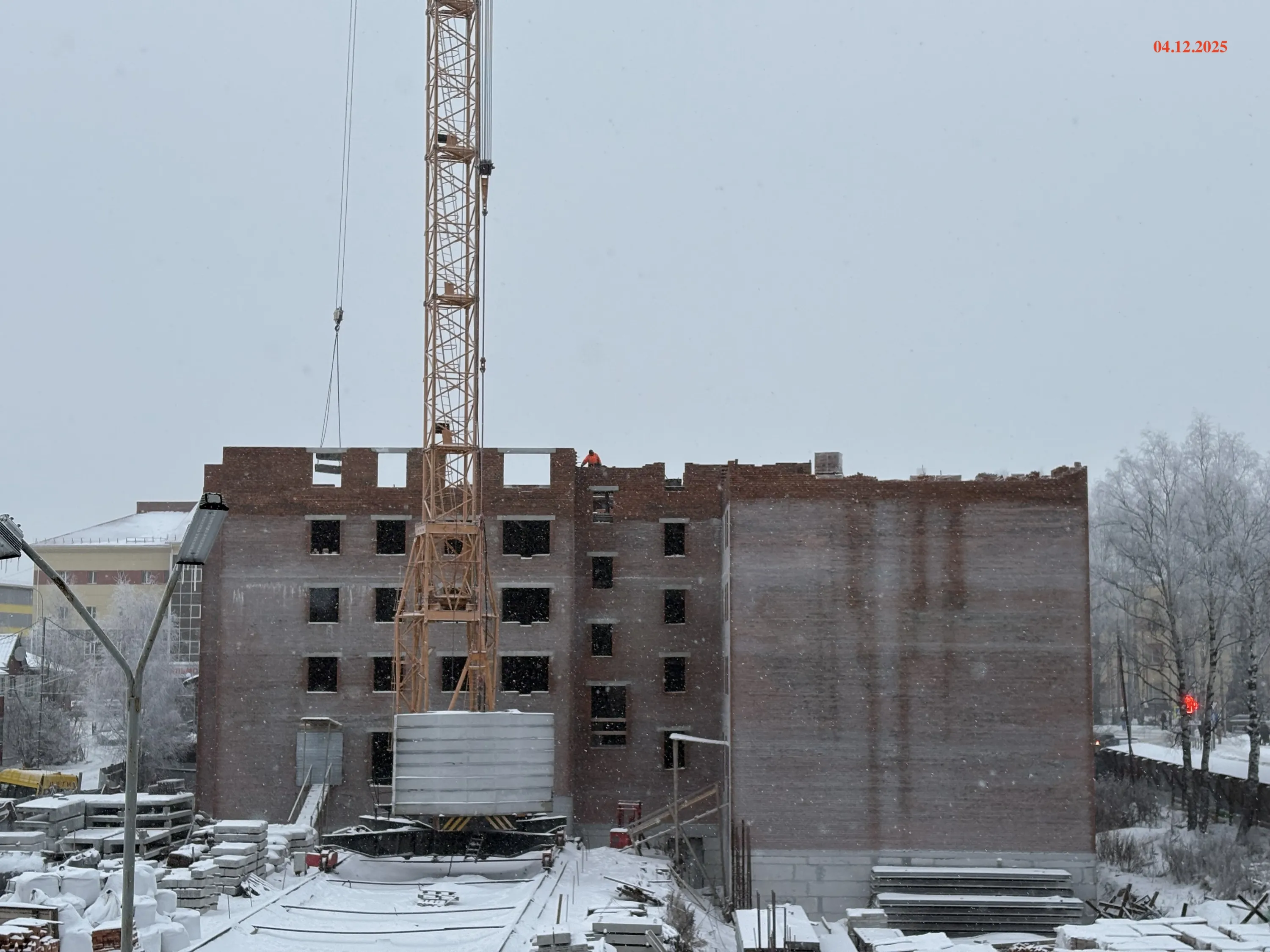 Жилой дом "Знаменский" ход строительства