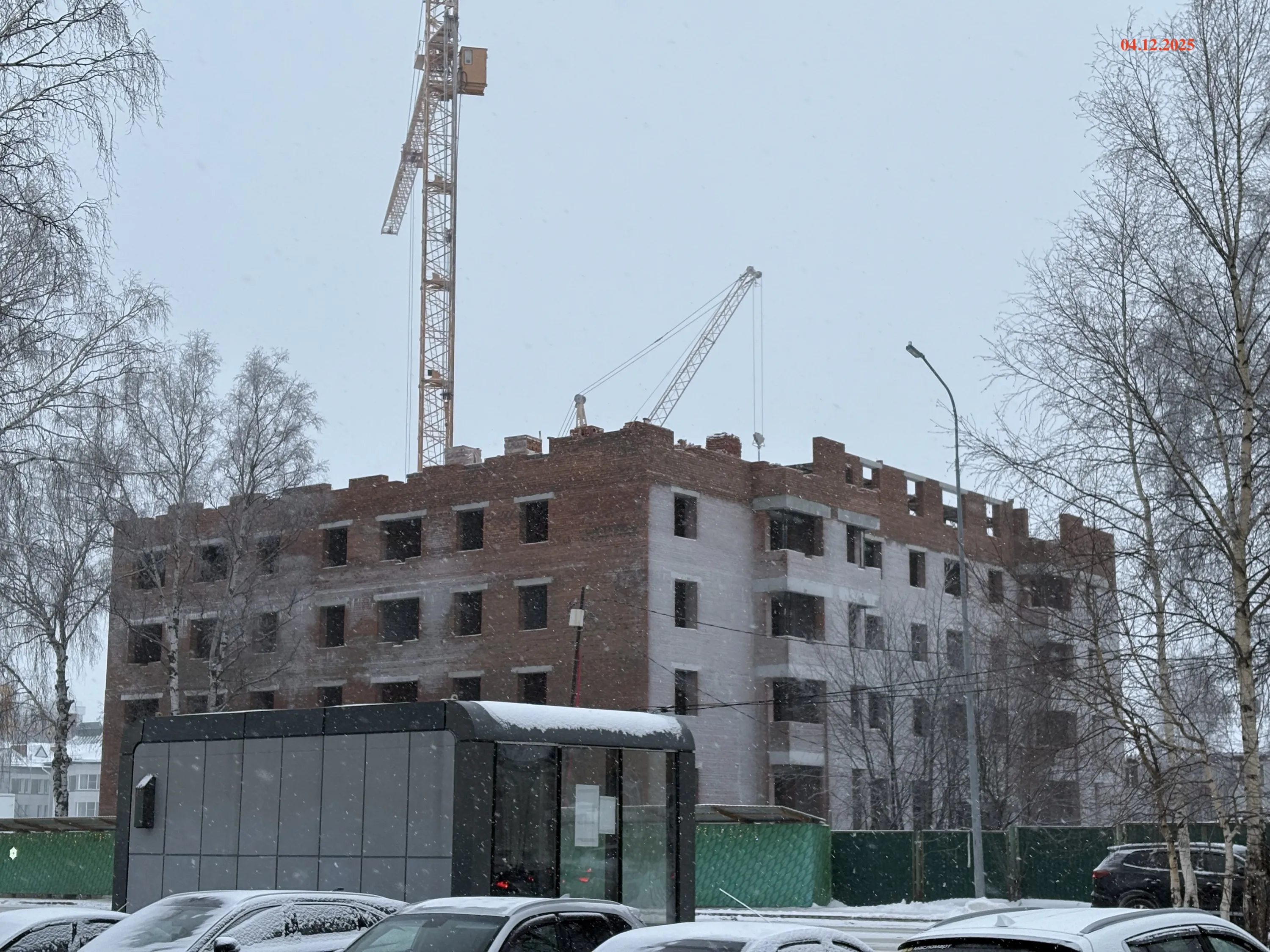 Жилой дом "Знаменский" ход строительства