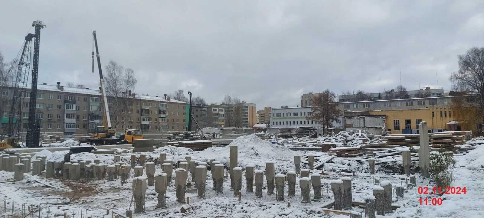 ЖК Мирный ход строительства