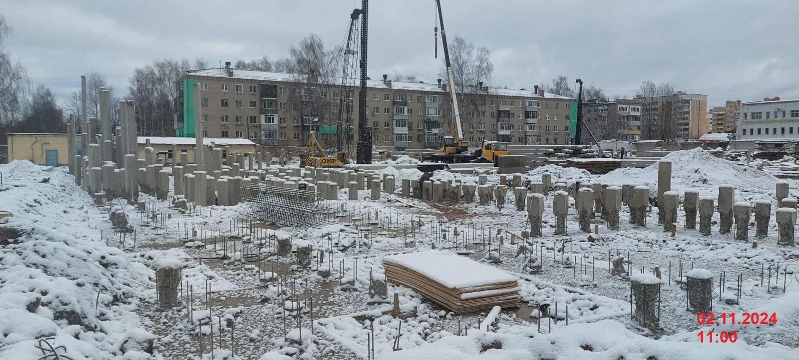 ЖК Мирный ход строительства