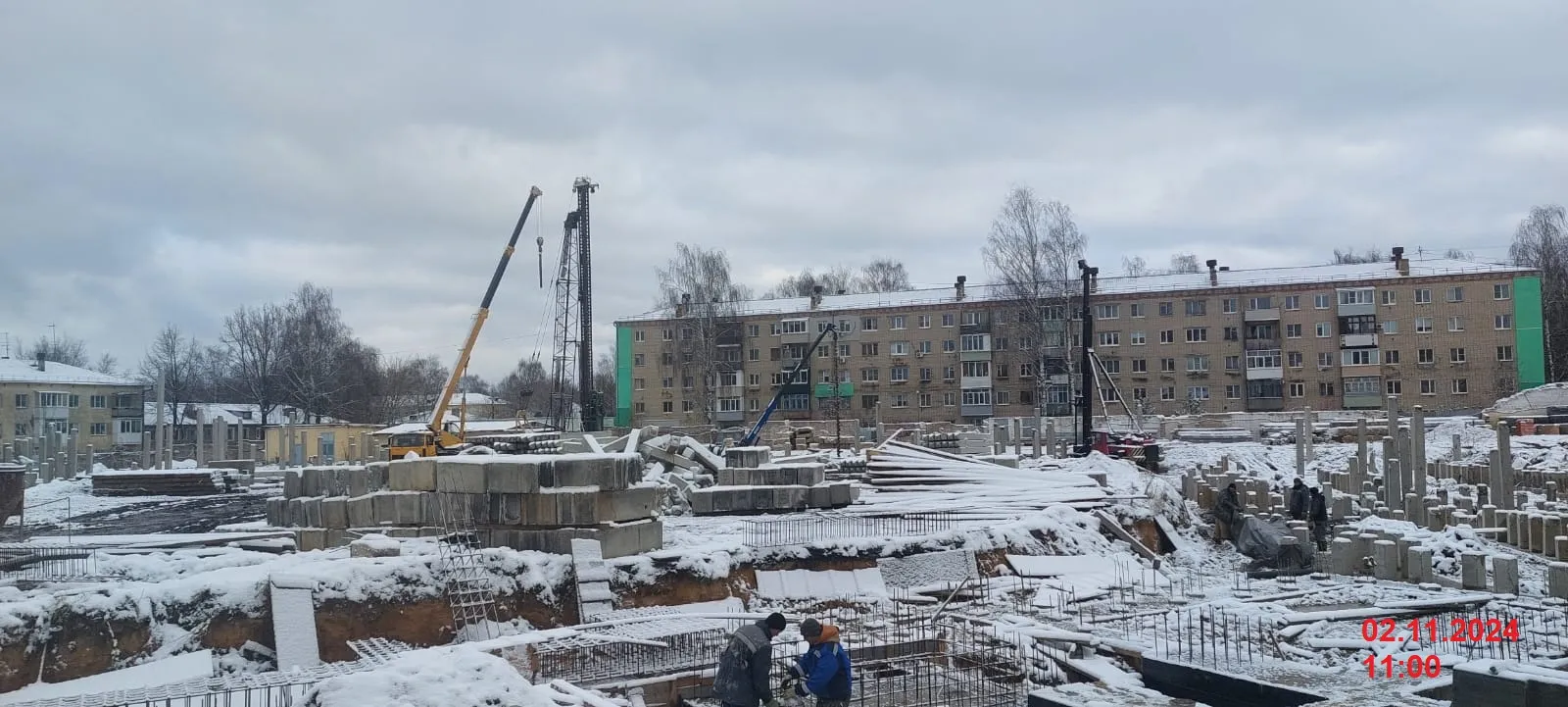 ЖК Мирный ход строительства