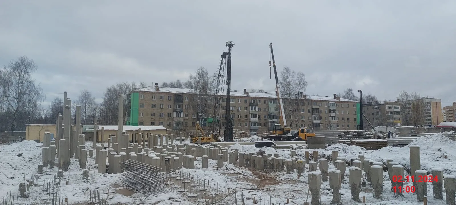 ЖК Мирный ход строительства