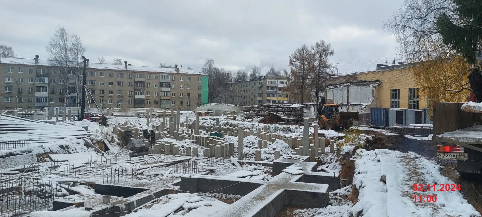 ЖК Мирный ход строительства