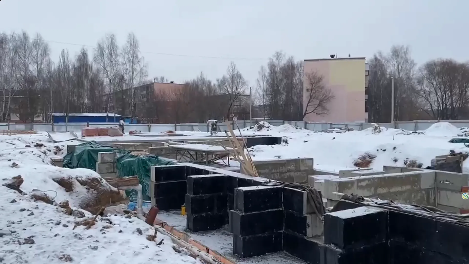 ЖК Высотка на Боровой ход строительства