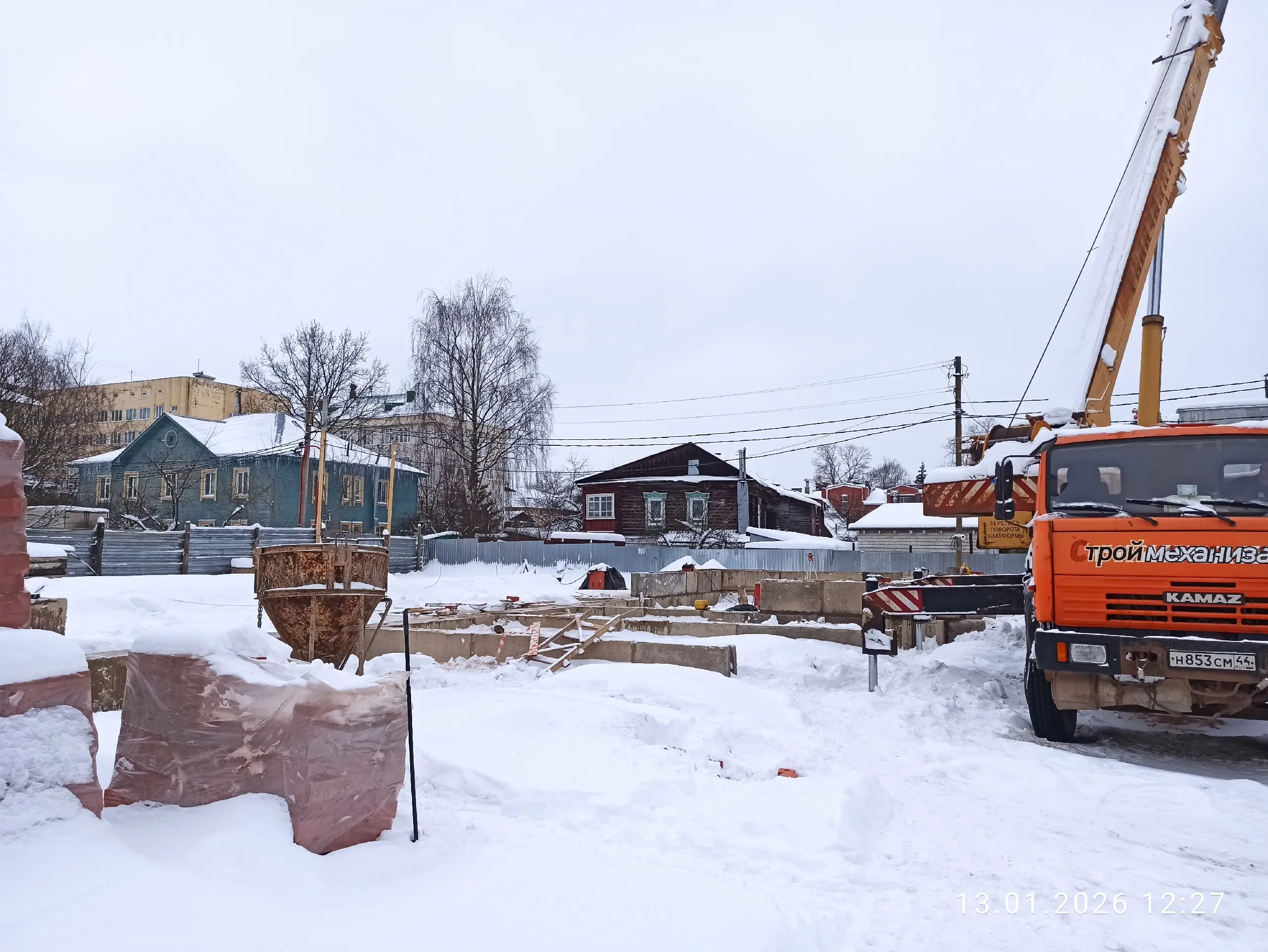 По ул Красноармейская ход строительства